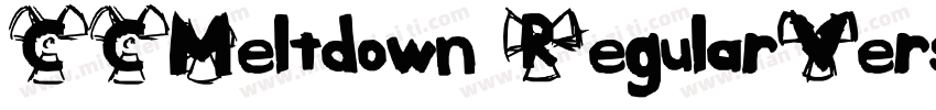 CCMeltdown RegularVersion 200 2015字体转换